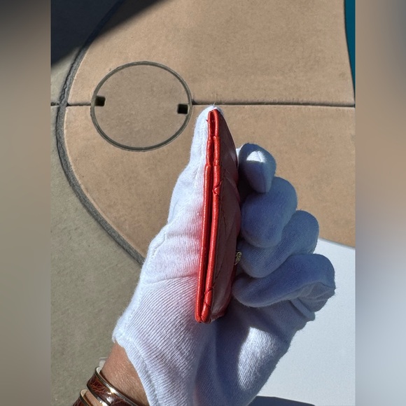 Versace Calfskin Quilted Medusa Card holder Full Inclusion - Picture 5 of 14